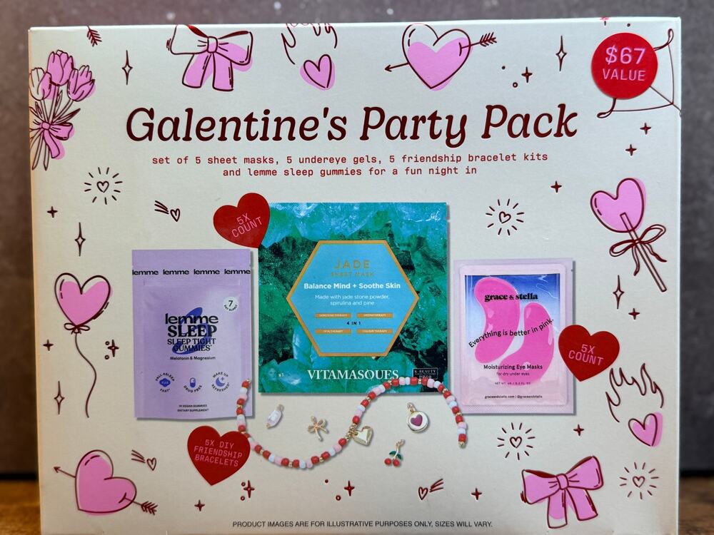 Galentine's Party Pack – 5-Piece Self-Care Gift Set 💰 MSRP: $67.00